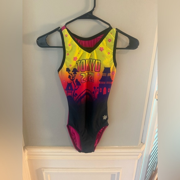 Tokyo 2021 Women's Multicolor Gymnastics Leotard Adult Small - Picture 6 of 7
